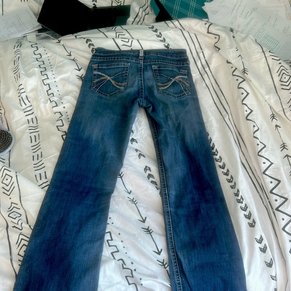 Ariat real denim jeans 
In good condition-the little bit of wear on the bottom